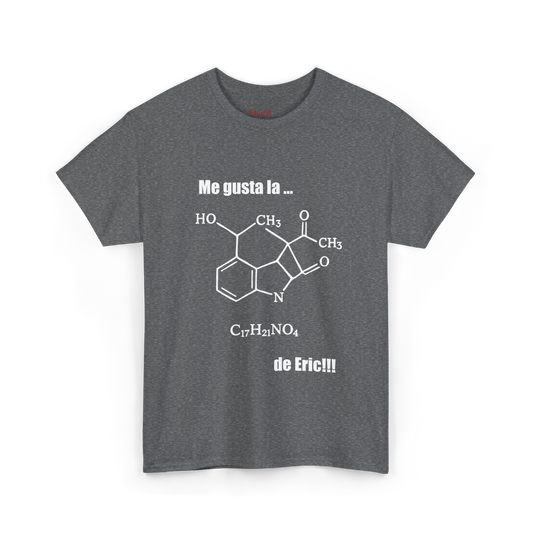 Polera Unisex con diseño de fórmula química de la coca