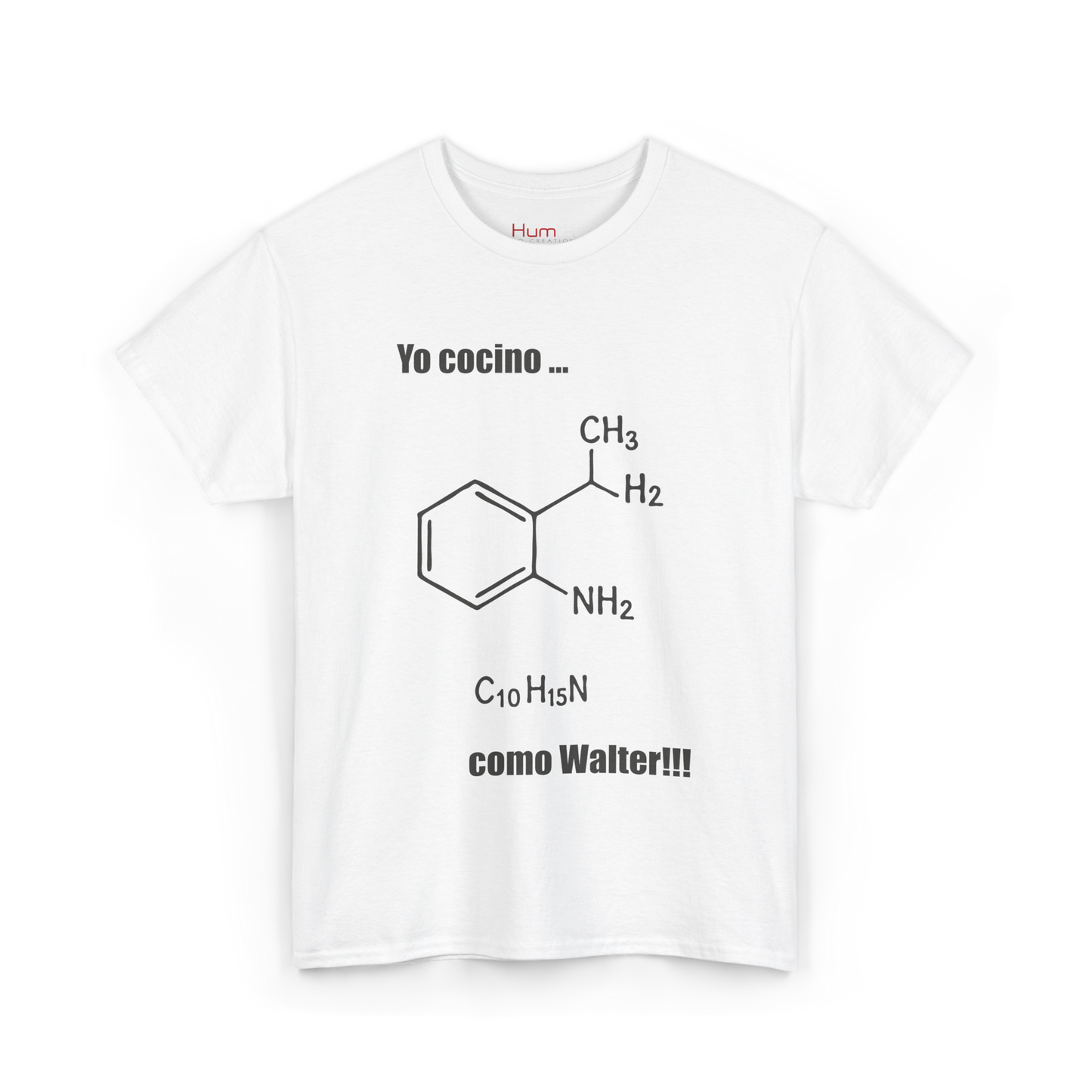 Polera Unisex con diseño de fórmula química de la meta