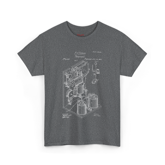 Polera Unisex con diseño de Patente del Telégrafo