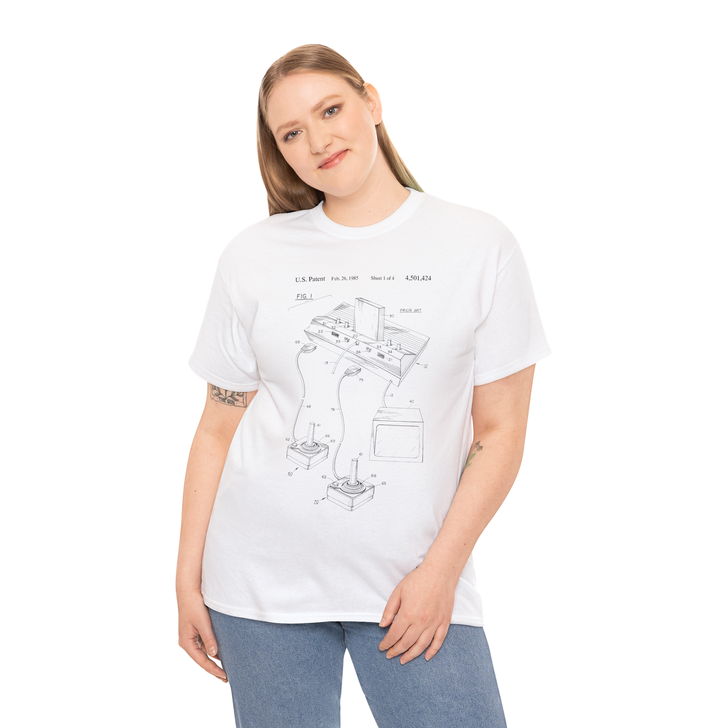 Polera Unisex con diseño de Patente de Setup AT4r1