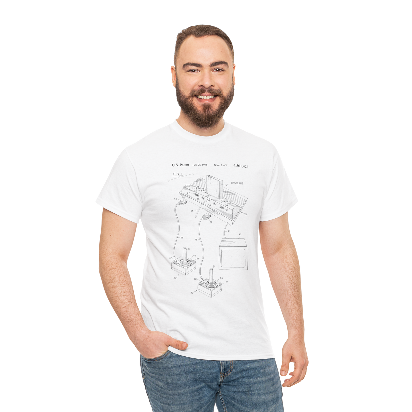 Polera Unisex con diseño de Patente de Setup AT4r1