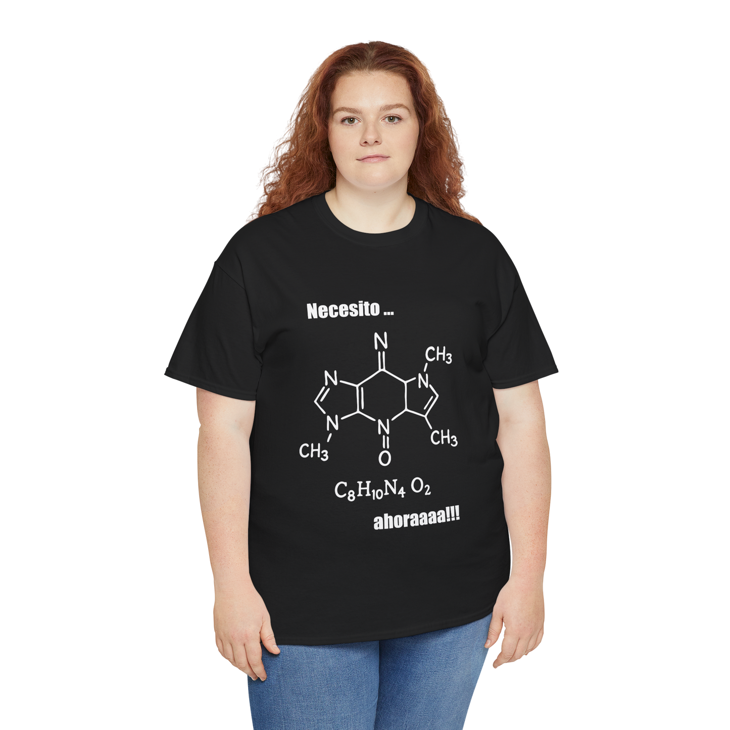 Polera Unisex con diseño de fórmula química de la coca