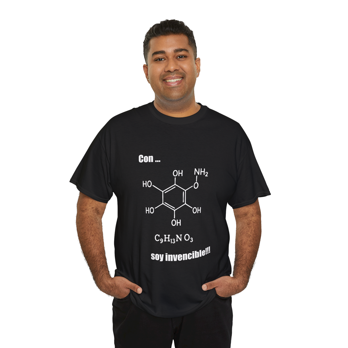 Polera Unisex con diseño de fórmula química de la adrenalina