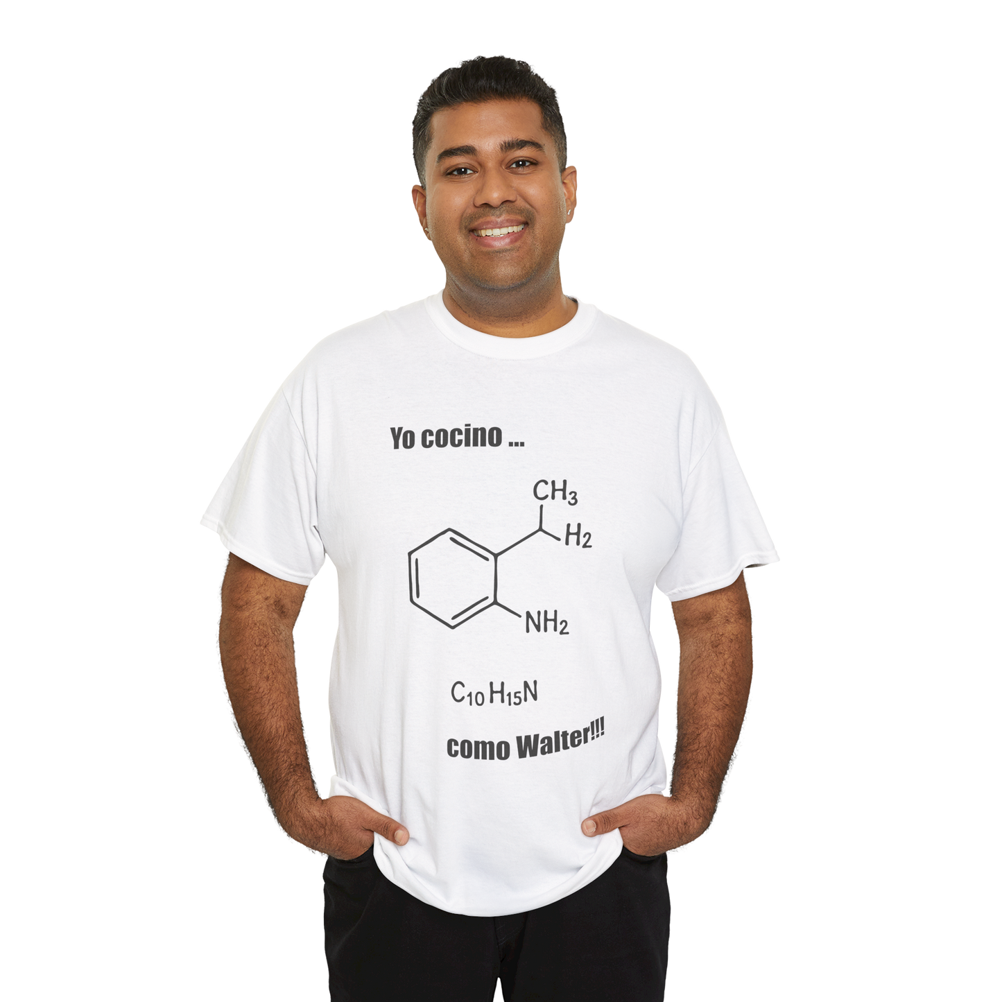 Polera Unisex con diseño de fórmula química de la meta