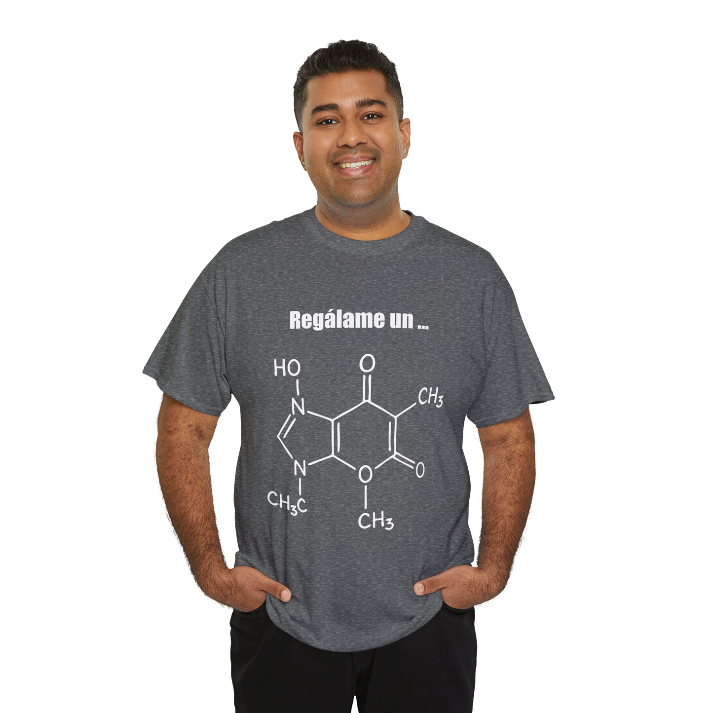 Polera Unisex con diseño de fórmula química del chocolate