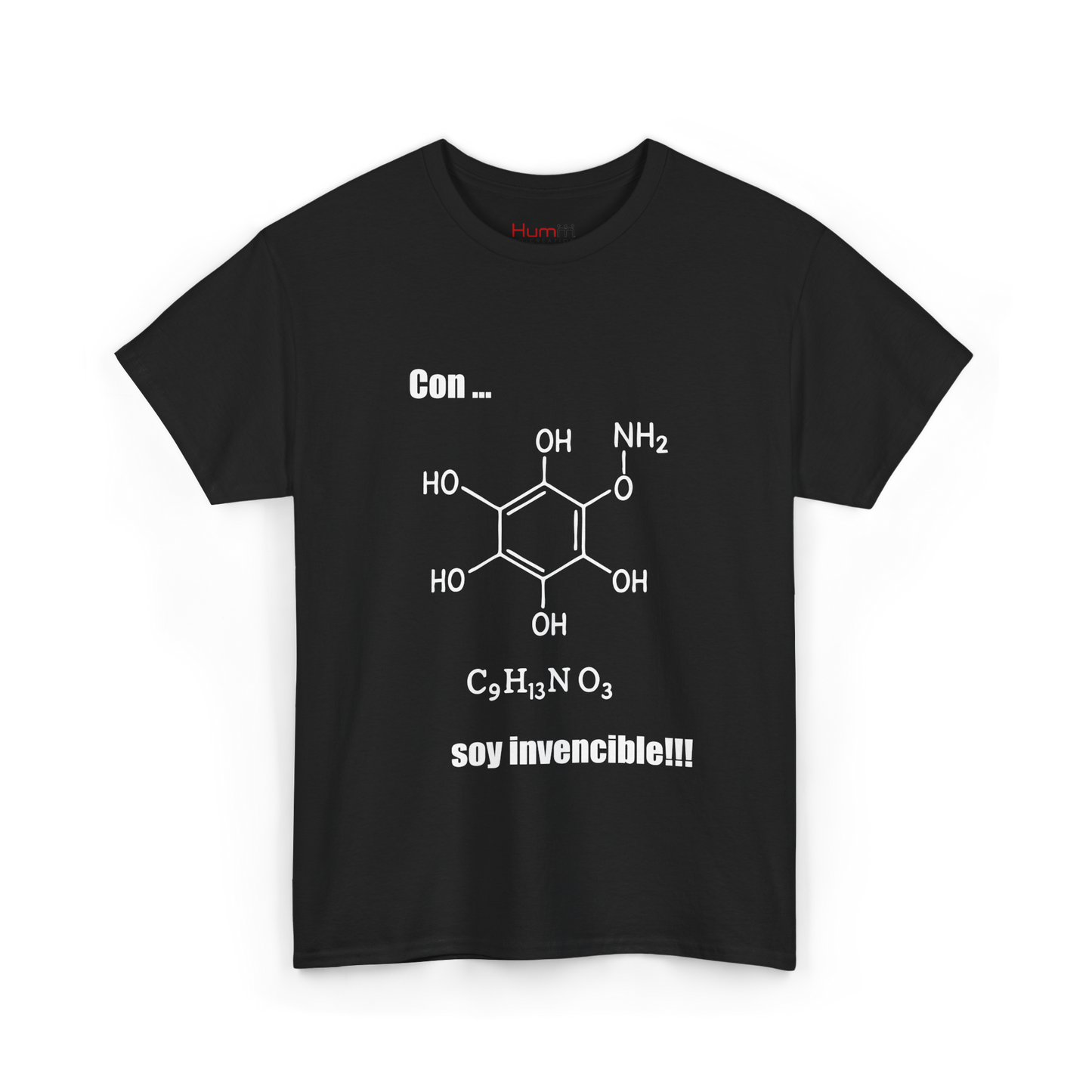 Polera Unisex con diseño de fórmula química de la adrenalina