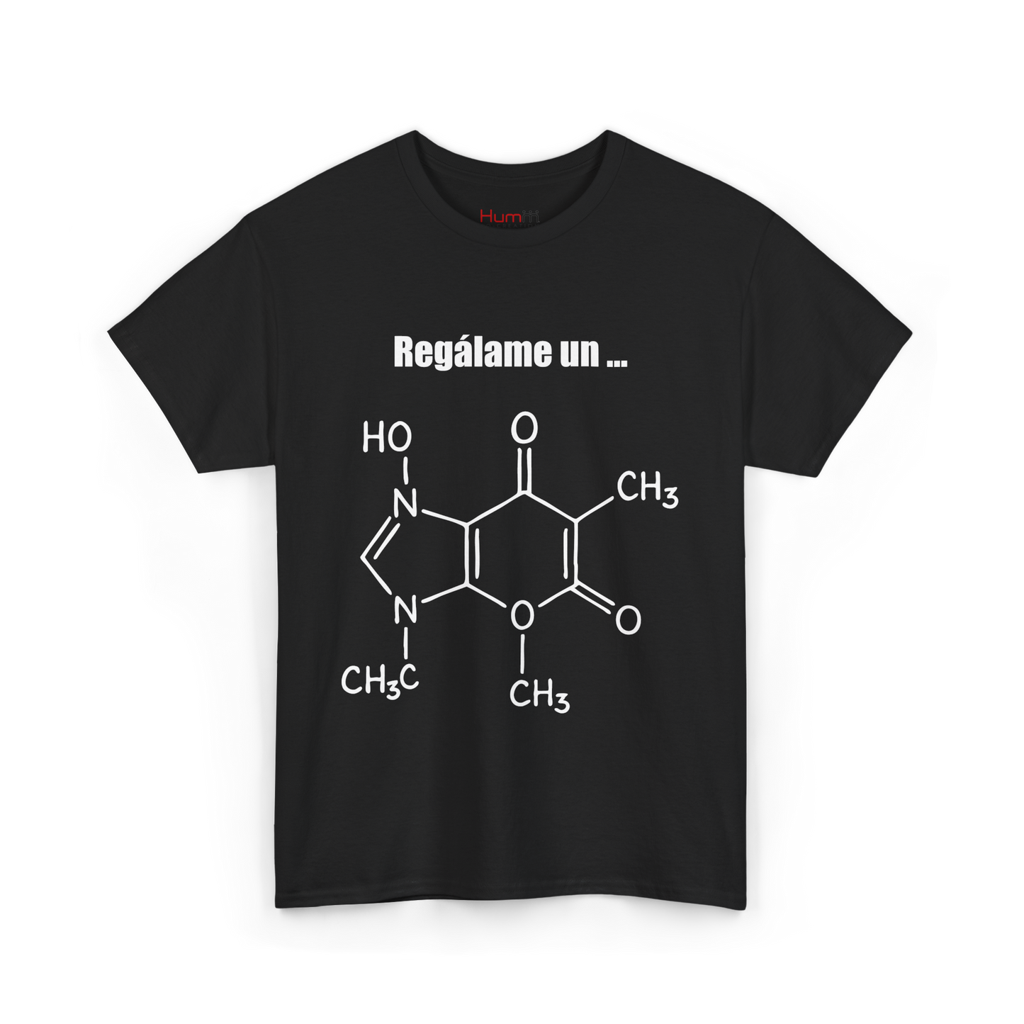 Polera Unisex con diseño de fórmula química del chocolate