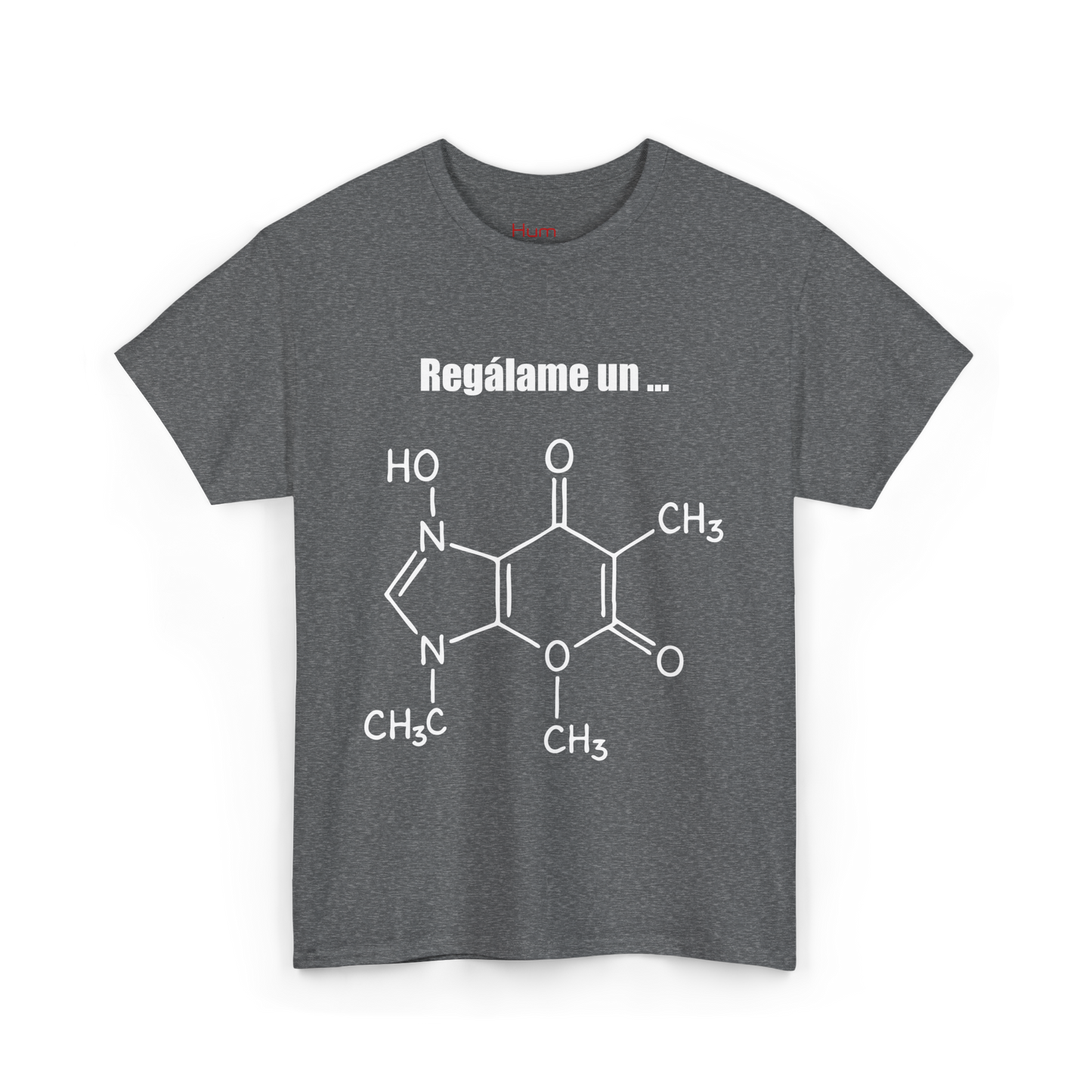 Polera Unisex con diseño de fórmula química del chocolate