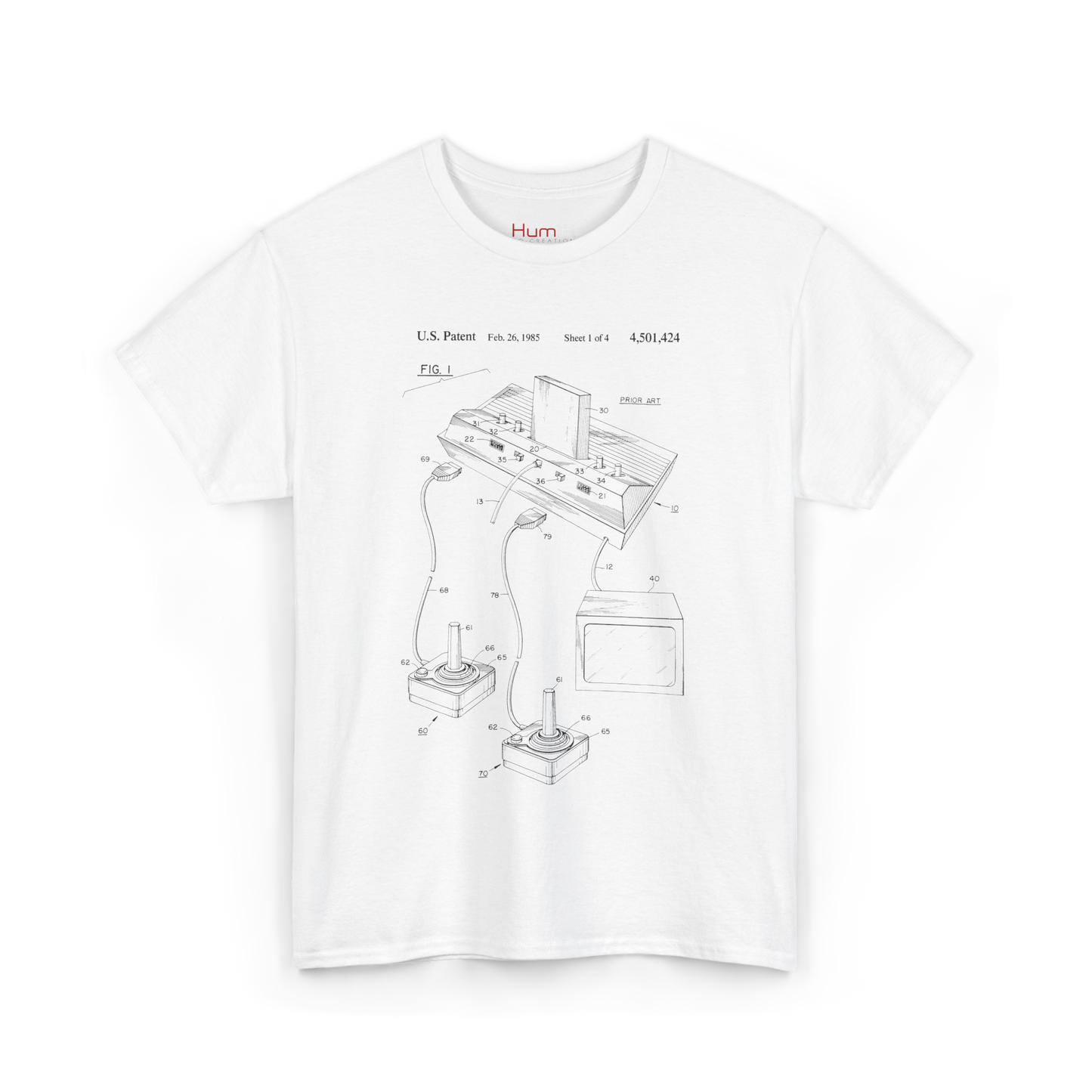 Polera Unisex con diseño de Patente de Setup AT4r1