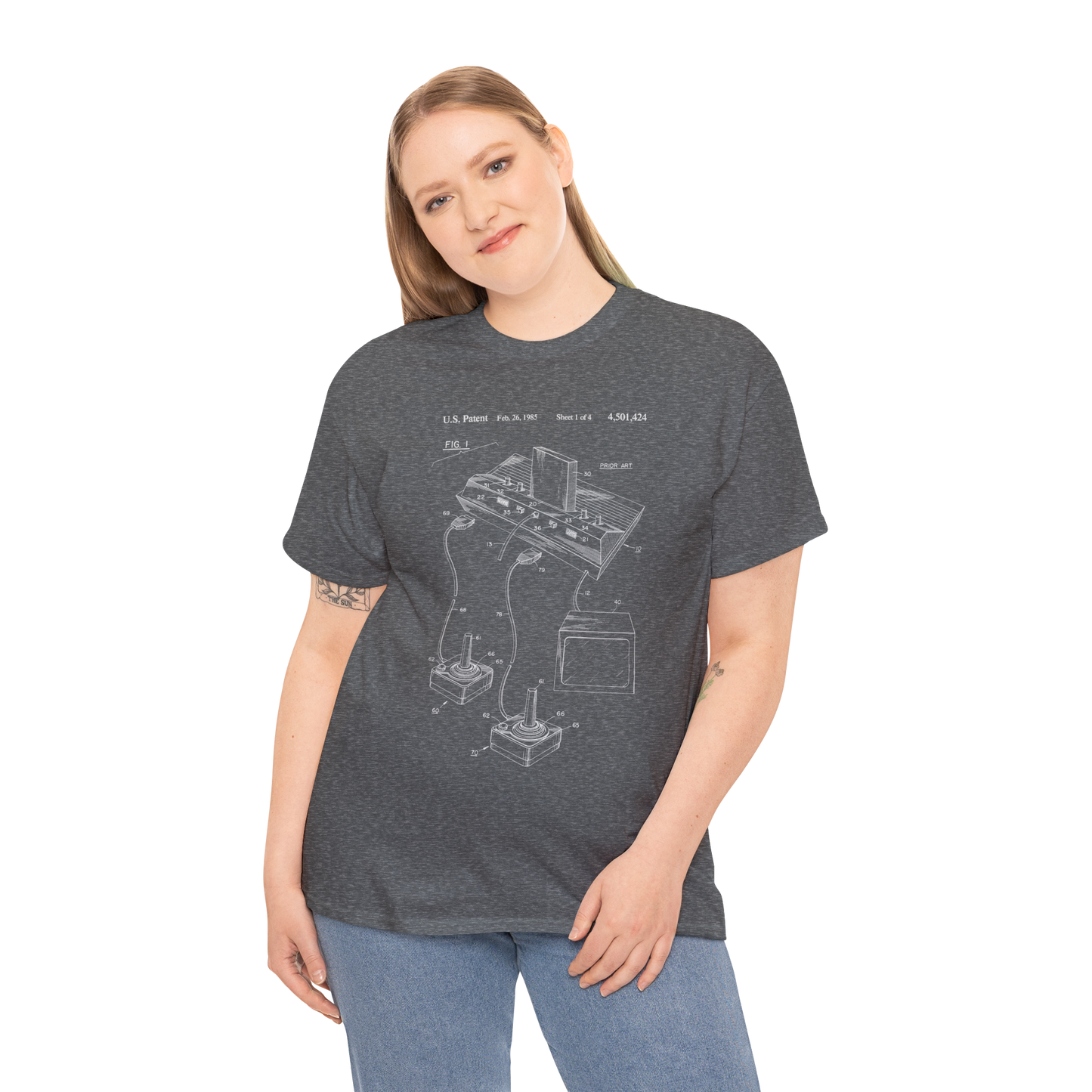 Polera Unisex con diseño de Patente de Setup AT4r1