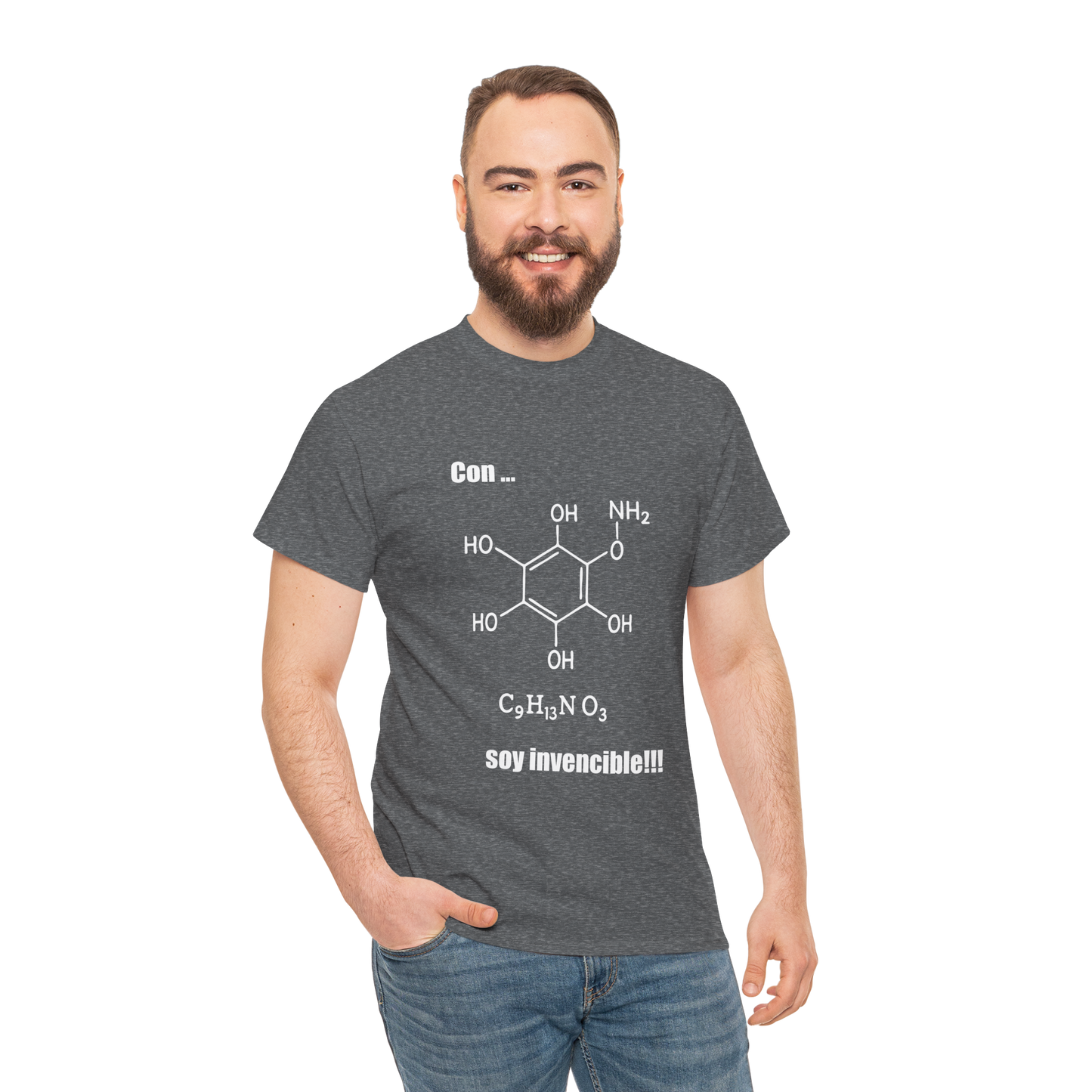 Polera Unisex con diseño de fórmula química de la adrenalina